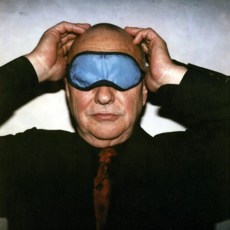 Das Bild zeigt ein Portrait von Georg Baselitz von Freddy Langer