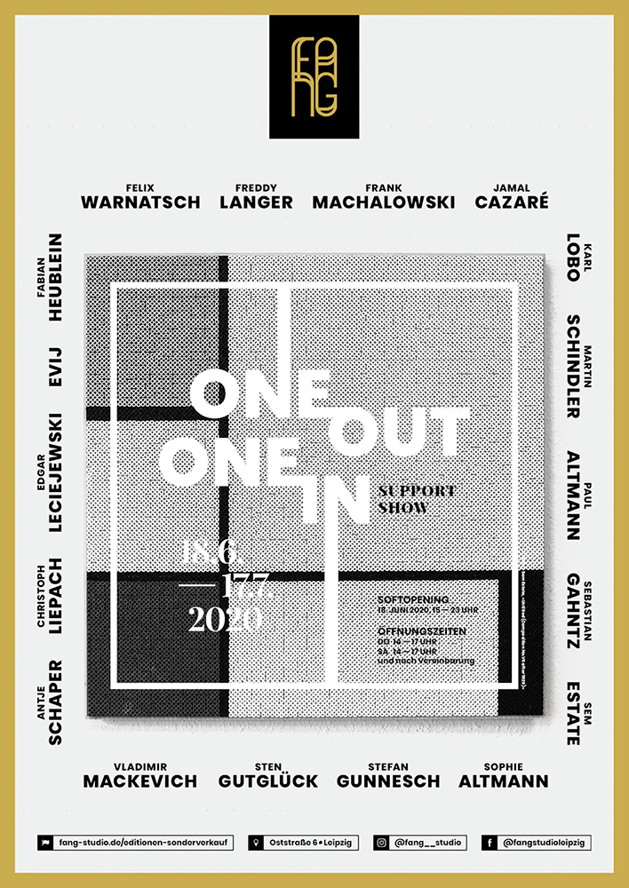 One out – One in – Ausstellungsplakat – Sem Estate