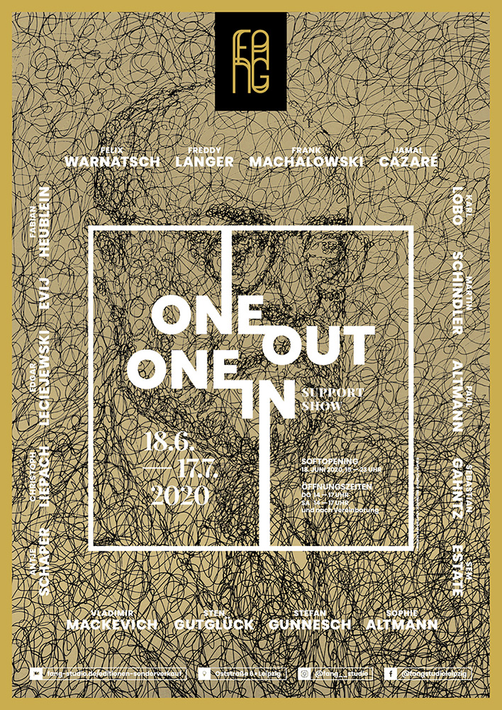 One out – One in – Ausstellungsplakat – Vladimir Mackevich