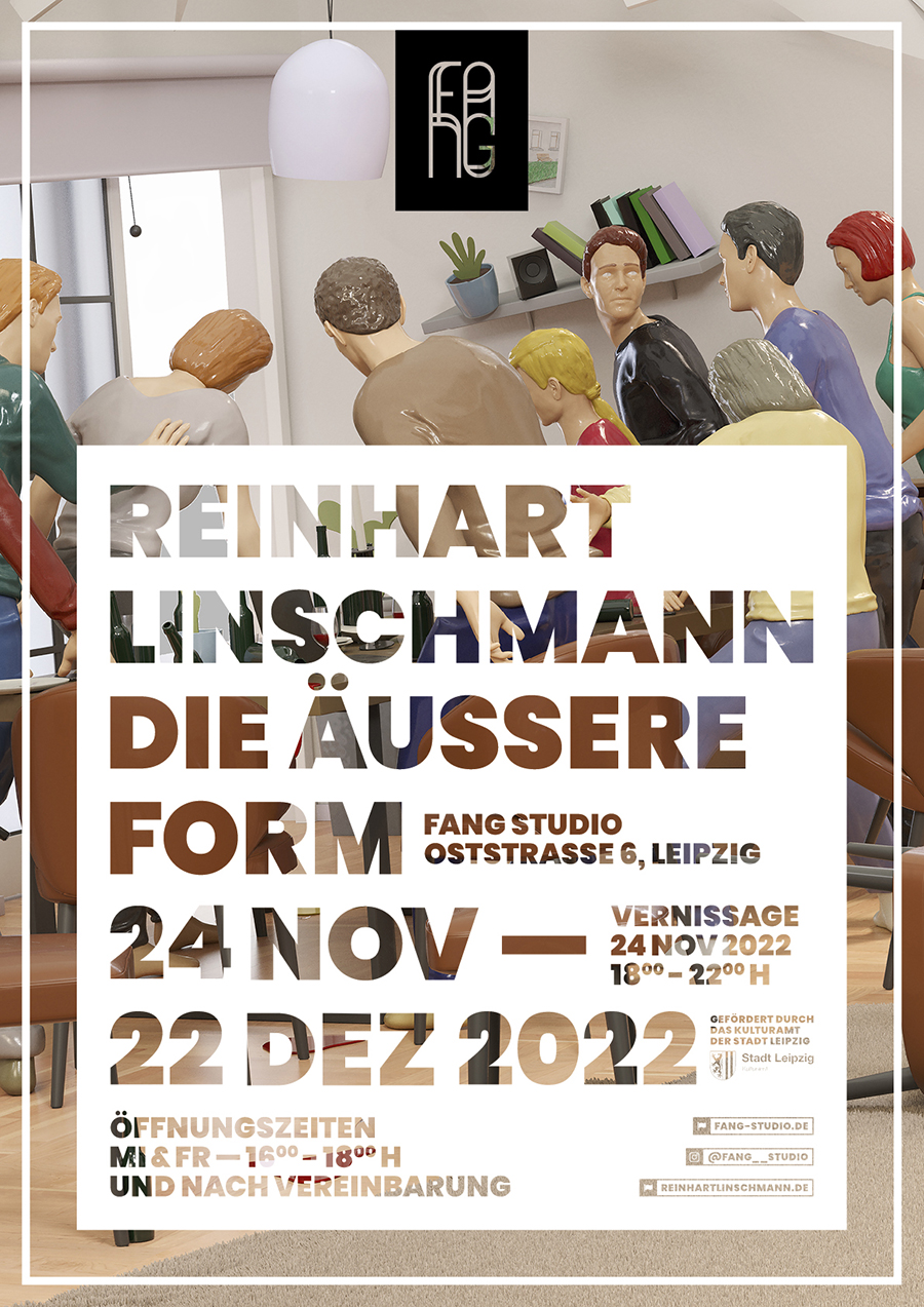 Reinhart Linschmann Ausstellungsplakat FANG Studio